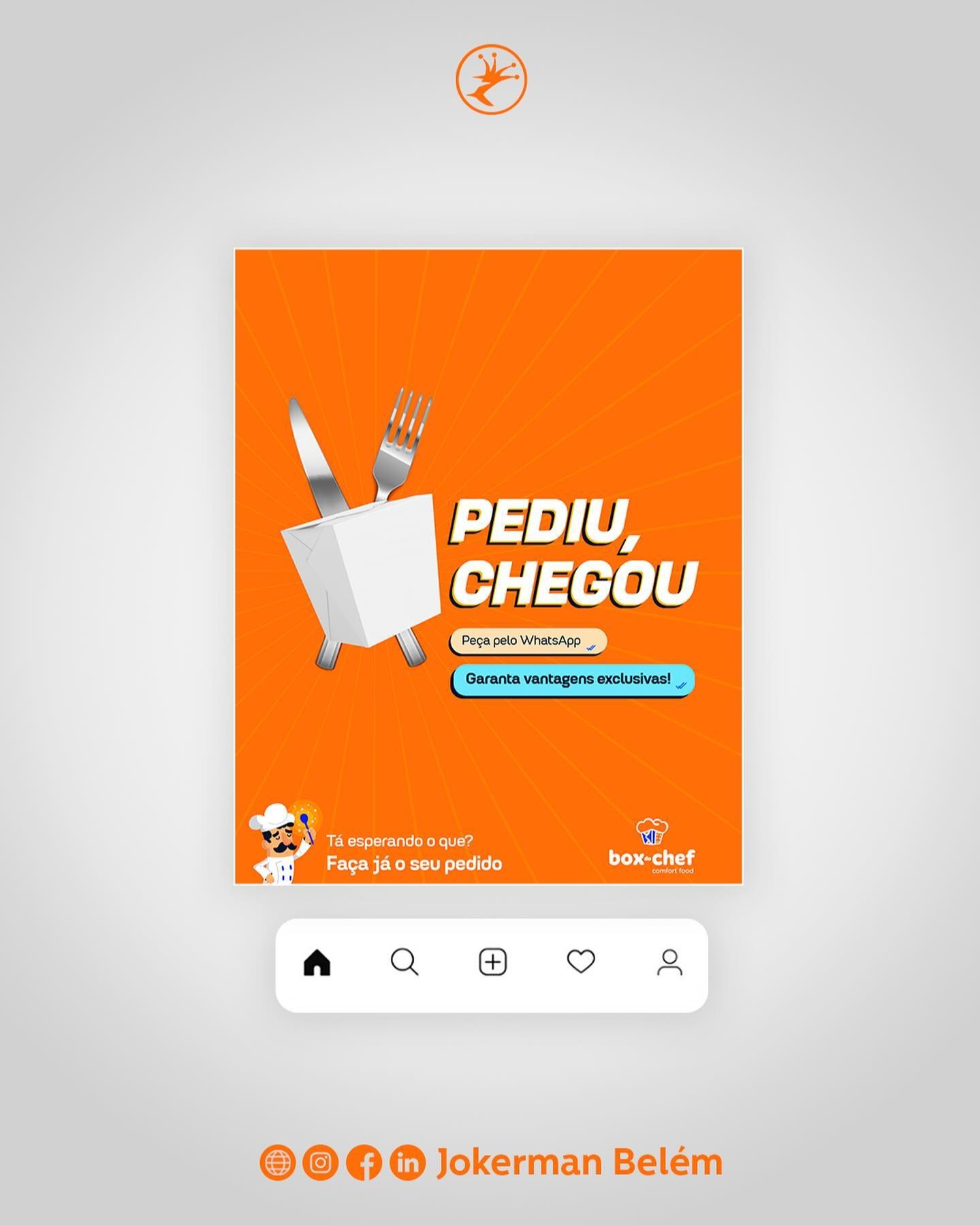 Identidade para redes sociais Box do Chefe