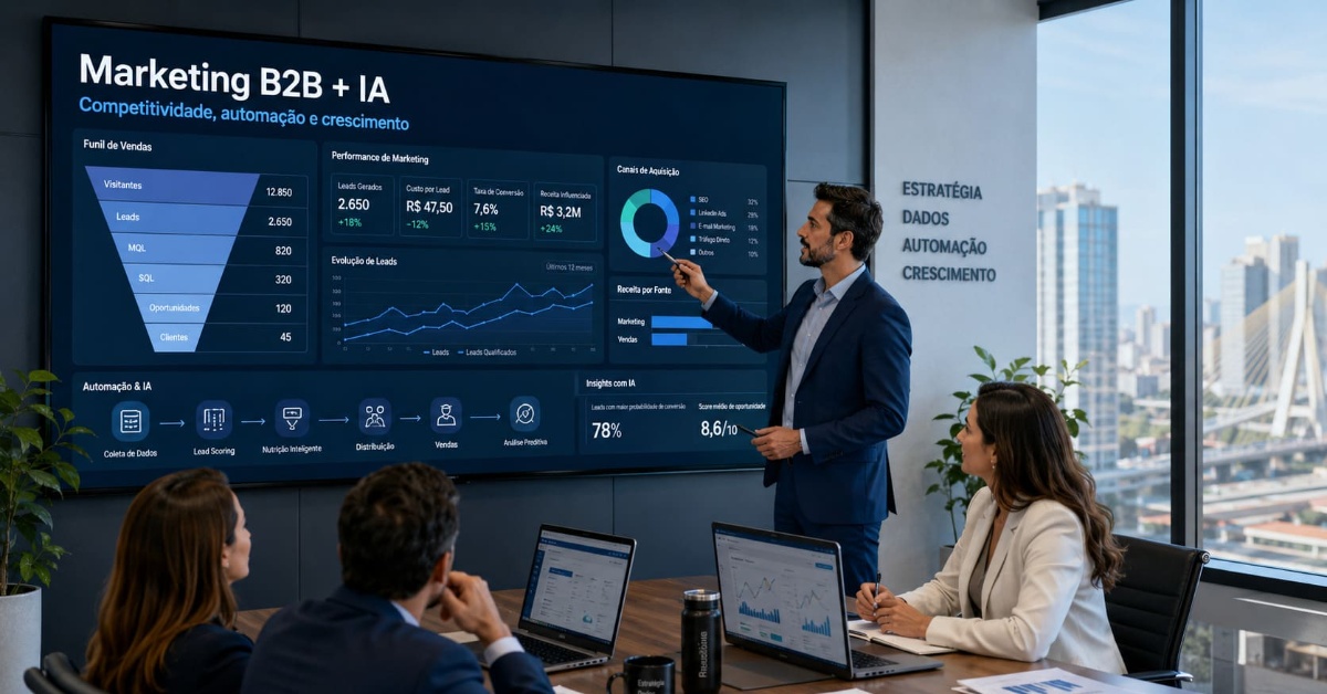 Tendências de Marketing B2B e IA para Gestores Brasileiros